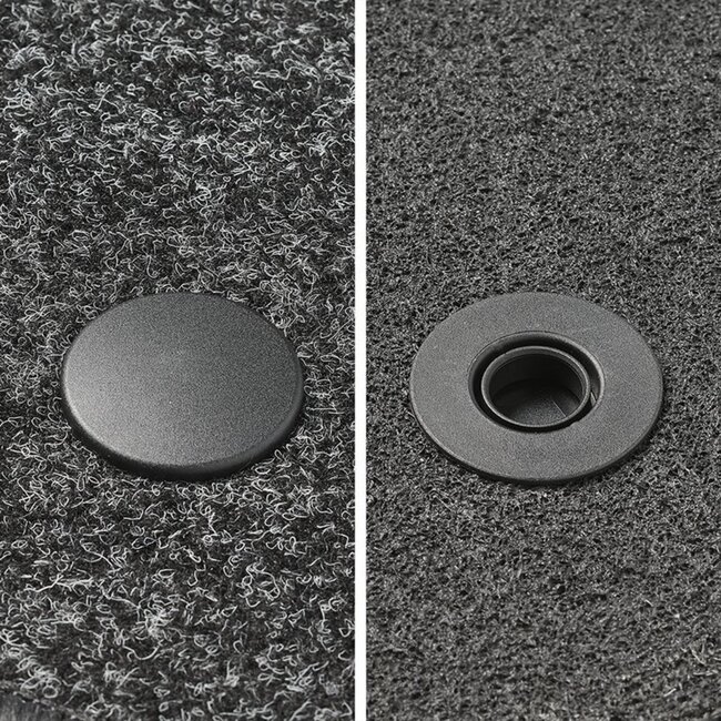 ProPlus Vloermat camper cabine - Mercedes Sprinter - naaldvilt - antraciet - anti-slip