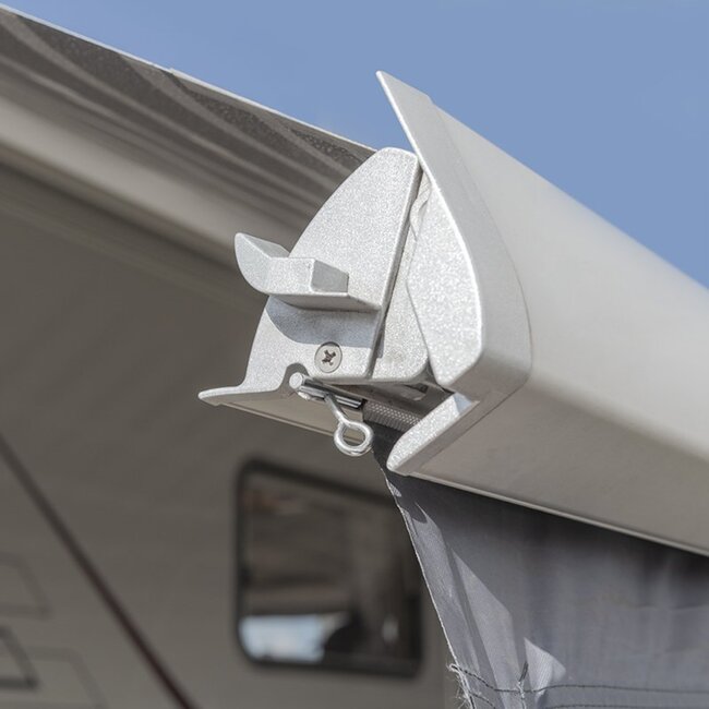 ProPlus Eindstop voor tentrail - Ø 5-6 mm - Staal - 2 stuks - Eenvoudige montage