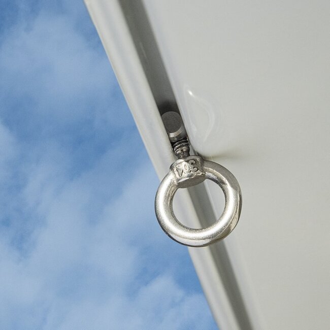 ProPlus Eindstop voor tentrail - RVS - Ø 6-9 mm - Set van 2