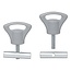 ProPlus Eindstop tentrail - kunststof knop - Ø 8-10 mm - set van 2