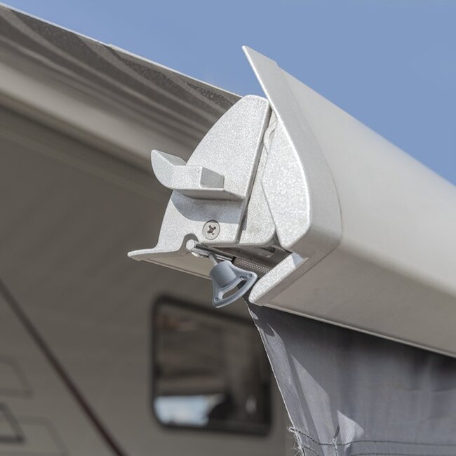 ProPlus Eindstop tentrail - kunststof knop - Ø 5-6 mm - set van 2