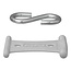 ProPlus Tentrail hangers met S-haak - Ø 5-8 mm - Set van 6 stuks - Grijs/Staal