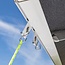 ProPlus Tentrail hangers - met oog - 5-8 mm - set van 6 - wit