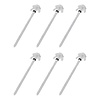 Pro Plus Tentharing met Haak - Schroefbaar - Metaal - 20 cm - 6 stuks Pro Plus Tentharing met Haak - Schroefbaar - Metaal - 20 cm - 6 stuks
