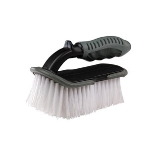 Silverline Zachte wasborstel - gebogen voorzijde - soft-grip handvat - 150 mm