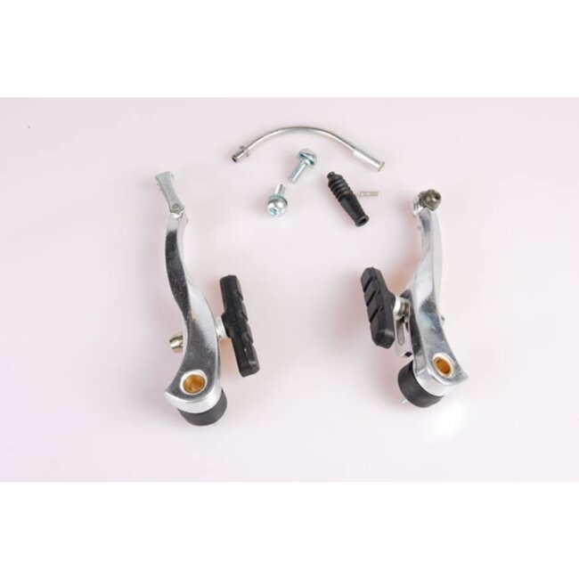 Amigo Complete V-brake remset - voor en achter - zilver - 110 mm - metaal