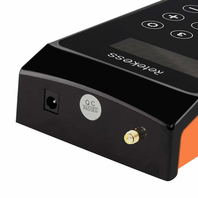 Retekess Horeca oproepsysteem - kunststof - waterdicht IP67, bereik 800 m - schijven 8,0x8,0x1,5 cm - zwart - 10 ontvangers