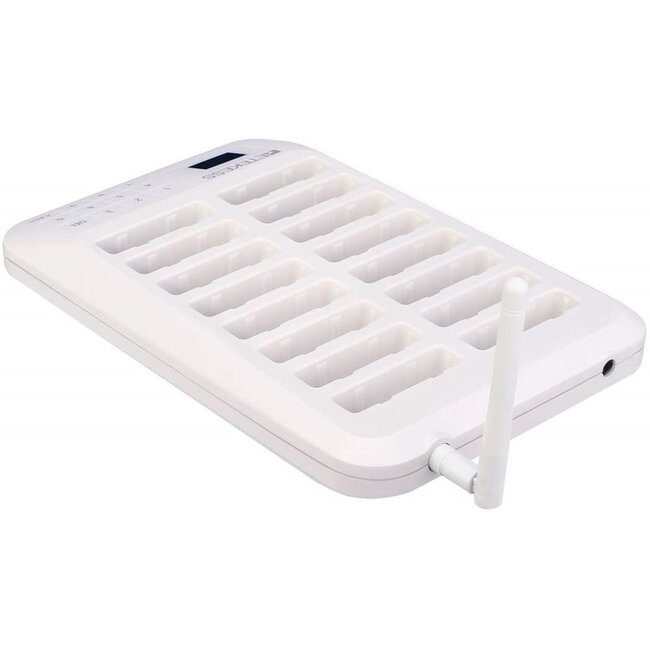Retekess Gasten oproepsysteem - kunststof - draadloos - 10,6 x 5,2 x 1,1 cm - wit - 16 piepers - horeca - 300 m bereik