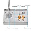 Retekess Vensterluidspreker/ Intercom - 2 Weg - RVS