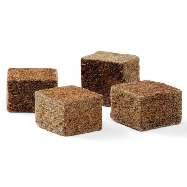 Samba Aanmaakblokjes - plantaardige olie - snel aansteken - bruin - 100 stuks - in koker - barbecue, vuurkorf, open haard