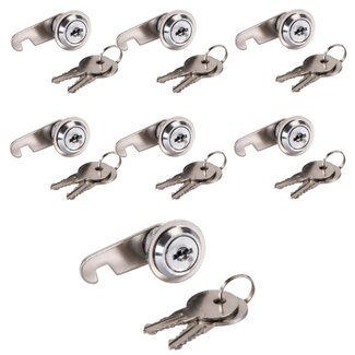 Silverline Europ Lockerslot - Brievenbusslot - 15 mm - 10 stuks