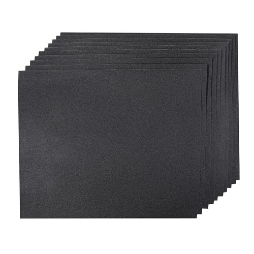 Silverline Nat en Droog - Waterproof Schuurpapier - 230 x 280 mm - Korrel 180 - 10 stuks Silverline Nat en Droog - Waterproof Schuurpapier - 230 x 280 mm - Korrel 180 - 10 stuks
