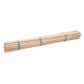 Silverline Houten bezemstelen - Heavy-Duty - 152 cm x Ø 28 mm - 30 stuks