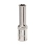 Silverline Diepe zeskantdop - 6 tands - 8 mm - chroom vanadium staal