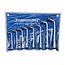Silverline Haakse pijpsleutel set - dubbelzijdig - 8 t/m 19 mm - 8-delig