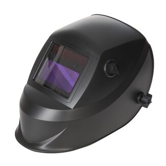 Silverline Automatische laskap - verstelbare vertraging en gevoeligheid - UV/IR bescherming - 0,45 kg - zwart