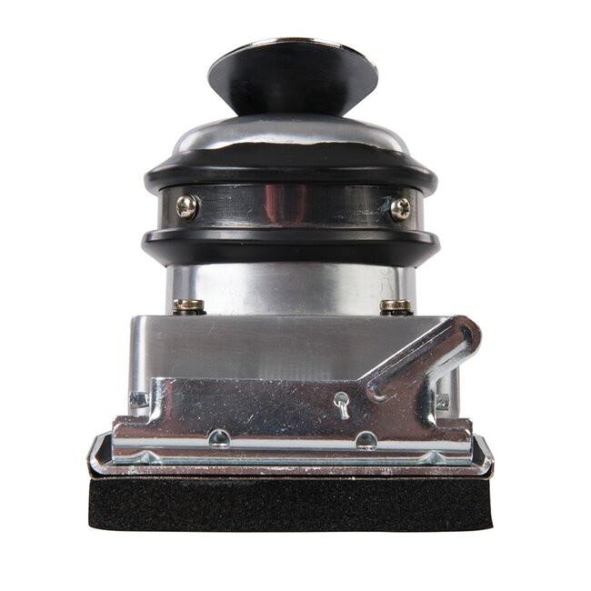 Silverline Excenterschuurmachine pneumatisch - aluminium - 90 x 170 x 12 mm - variabele snelheid - grijs - nauwkeurig schuren