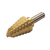 Silverline HSS Trapgatboor - Stappenboor - Piramideboor met Titanium Coating - Ø 4 t/m 26 mm Silverline HSS Trapgatboor - Stappenboor - Piramideboor met Titanium Coating - Ø 4 t/m 26 mm