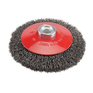 Silverline Staalborstel - Gegolfd Staaldraad - Ø 115 mm - Voor Roestverwijdering en Ontbramen