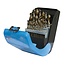 Silverline Kobalt boor set - 25-delig - Ø 1-13 mm - Slijtvast - 135° splitpunt - Barnsteen afwerking