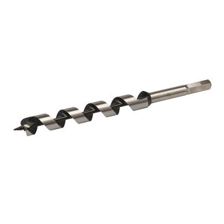 Silverline Slangenboor - gehard carbon staal - Ø 20 mm - 235 mm lang - zeskant schacht Silverline Slangenboor - gehard carbon staal - Ø 20 mm - 235 mm lang - zeskant schacht