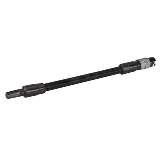 Silverline Bithouder - metaal - flexibele zware uitvoering - 175 mm - metaalkleur - 1/4 inch zeskantopname - voor krappe ruimtes