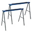 Silverline Metalen schragen - inklapbaar - 125 kg draagvermogen - set van 2 - 78 cm hoog