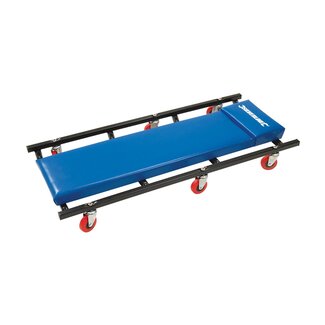 Silverline Ligkar - Monteurskar - Monteursbed - 92 x 42 cm - Maximaal 150 kilo - Blauw