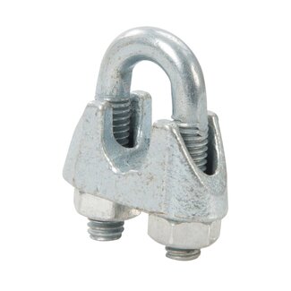 Fixman Staaldraadklem - M8 - Zink Geplateerd - Roestbestendig - 10 stuks Fixman Staaldraadklem - M8 - Zink Geplateerd - Roestbestendig - 10 stuks