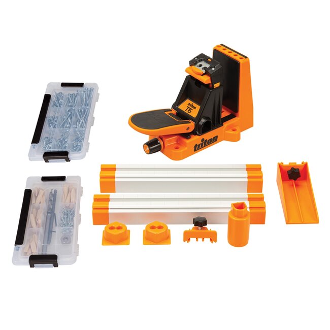 Triton Boormal Masterset - 12-delig - SpeedDrive™ - Verlengbare Steunen - Snel Vergrendelmechanisme
