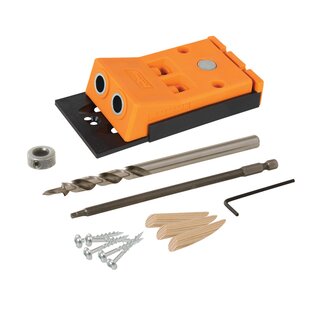 Triton Dubbele mini pocket boormal - blinde gaten - compact en duurzaam - voor hout vanaf 12 mm