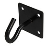 Fixman Kettingplaat - Haak - Zwart - Grondplaat 50 mm x 50 mm Fixman Kettingplaat - Haak - Zwart - Grondplaat 50 mm x 50 mm