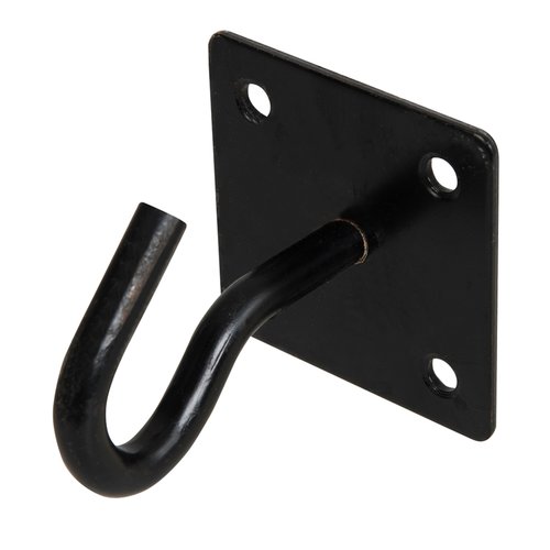 Fixman Kettingplaat - Haak - Zwart - Grondplaat 50 mm x 50 mm Fixman Kettingplaat - Haak - Zwart - Grondplaat 50 mm x 50 mm