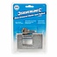 Silverline gepantserd blokslot - gehard staal, messing cilinder - anti-boor - 90 mm - chroom - 3 sleutels - voor schuur en poort