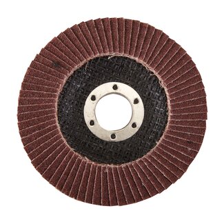 Silverline Aluminiumoxide lamellenschijf - Ø 115 mm - Korrel 80 - Heavy-Duty - Glasvezel steunschijf