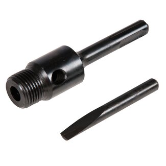 Silverline SDS-Plus kernboordoorn - 100 mm - zwart oxide - inclusief uitwerpstift