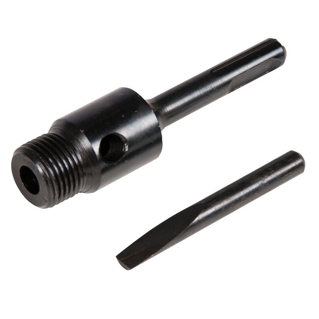 Silverline SDS-Plus kernboordoorn - 100 mm - zwart oxide - inclusief uitwerpstift