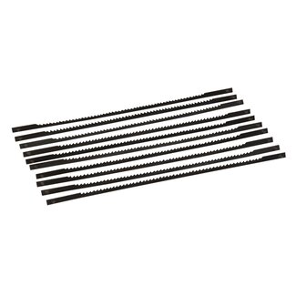 Silverline Figuurzaagbladen - Gehard Carbon Staal - 130 mm - 14 TPI - 10 stuks