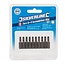 Silverline Torx schroefbits T20 - chroom-vanadium - 25 mm - 1/4 inch zeskant schacht - staalkleurig - 10 stuks - voor precisiewerk