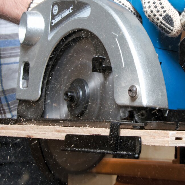 Silverline Cirkelzaagbladenset - hardmetaal TCT - 184 mm - zilvergrijs - 3-delig - zagen van hout en spaanplaat