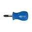 Silverline Korte kruisschroevendraaier - PZ2 - 27 mm - soft-grip handvat - gehard chroom vanadium staal