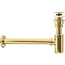 REA Compacte sifon en clickwaste - glans goud - kindvriendelijk design
