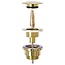 REA Compacte sifon en clickwaste - glans goud - kindvriendelijk design
