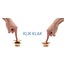 REA Compacte sifon en clickwaste - glans goud - kindvriendelijk design
