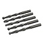 Silverline Metaalboor HSS-R - 12 mm - 5 stuks - Rol gesmeed - Zwart oxide afwerking