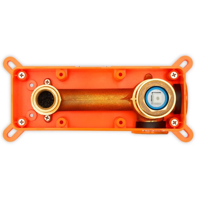 REA Inbouw wastafelkraan - eenhendel - chroom - 18 cm uitloop