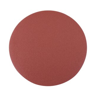 Silverline Schuurschijven klittenband - aluminiumoxide - Ø 250 mm - korrel 120 - bruin - 10 stuks - voor schuren met schuurmachine