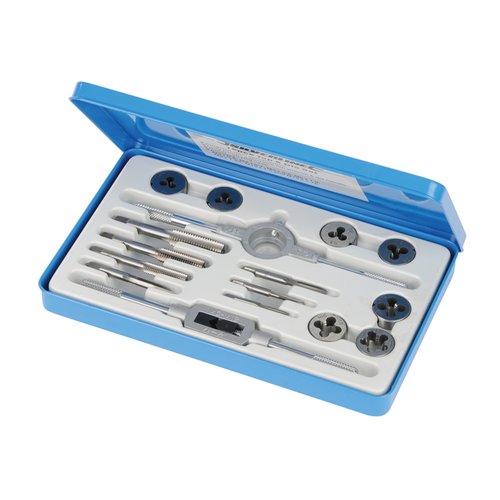 Silverline Tap - en Snij Set - Expert - Metrisch - 16 delig Silverline Tap - en Snij Set - Expert - Metrisch - 16 delig