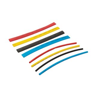 Fixman krimpkous assortimentsdoos - kunststof - vlamvertragend - 150 x 3,2/8,9 mm - meerkleurig - 95-delig - voor kabels