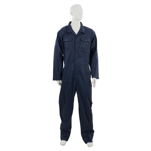 Silverline Overall - Marineblauw - 65% Polyester - 35% Katoen - Maat XL Silverline Overall - Marineblauw - 65% Polyester - 35% Katoen - Maat XL